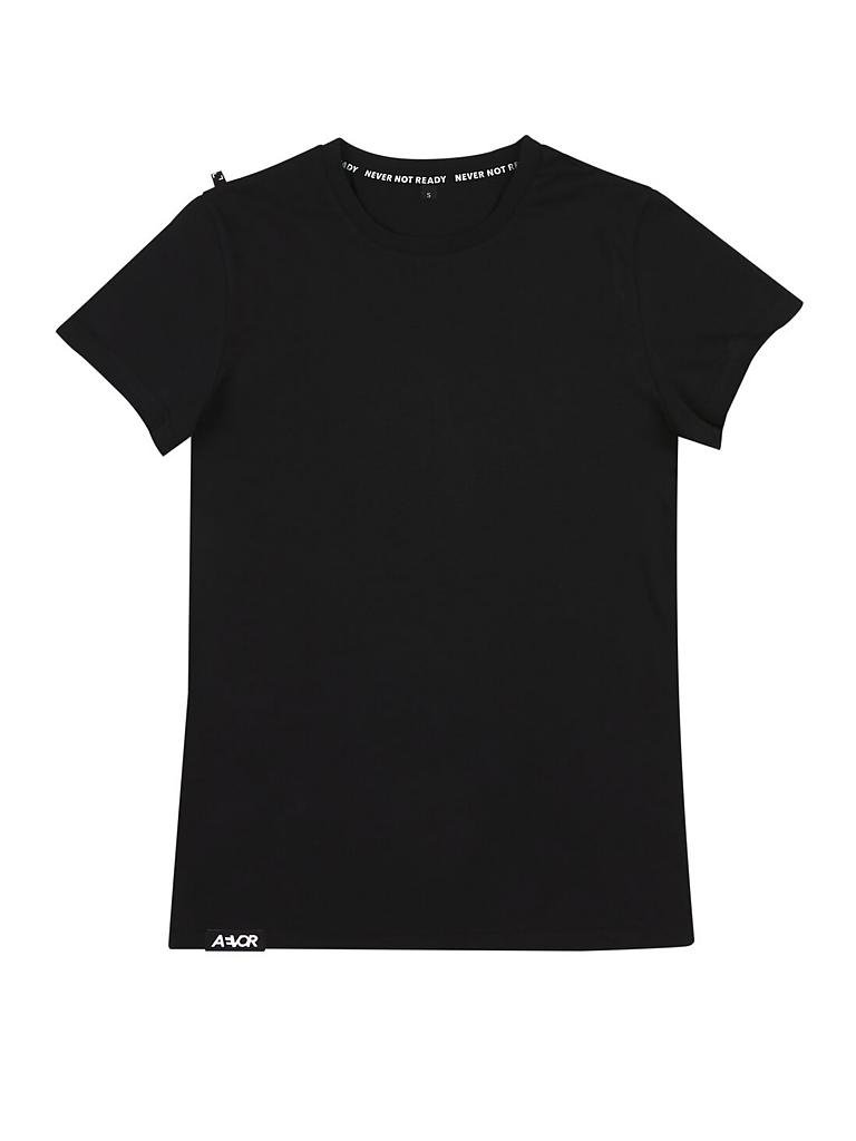 AEVOR | Damen T-Shirt Base Tee | schwarz
