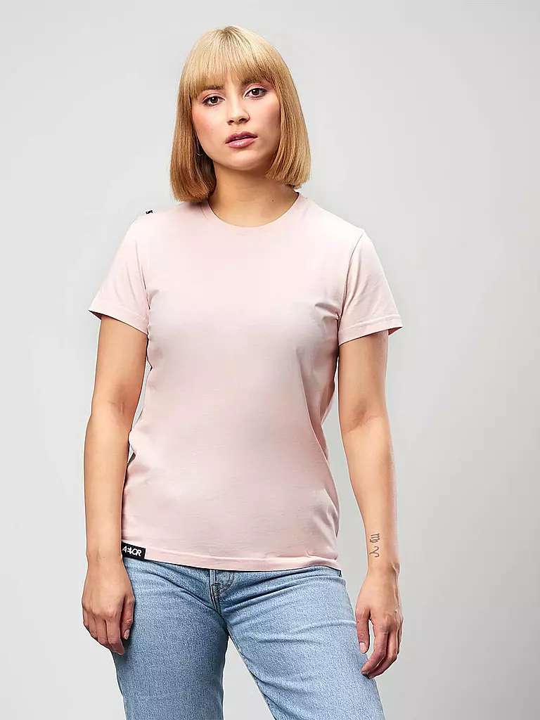 AEVOR | Damen T-Shirt Base Tee | rosa