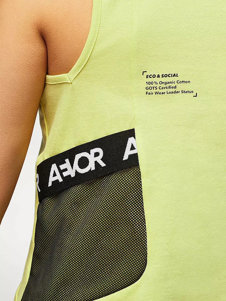 AEVOR | Damen T-Shirt Base | gelb