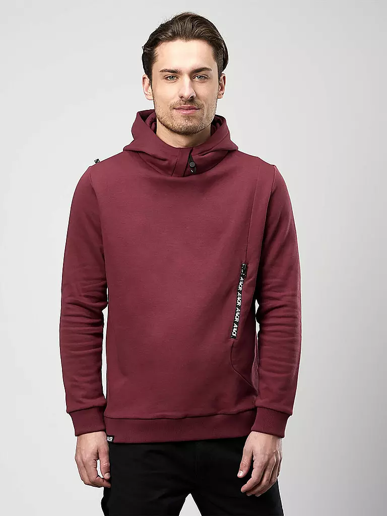 AEVOR | Herren Sweater Heavy Hood | rot