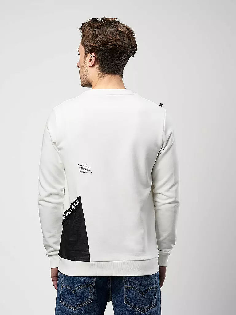 AEVOR | Herren Sweater Pocket | weiß