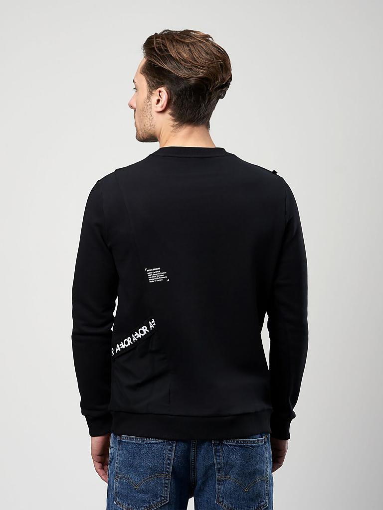 AEVOR | Herren Sweater Pocket | schwarz