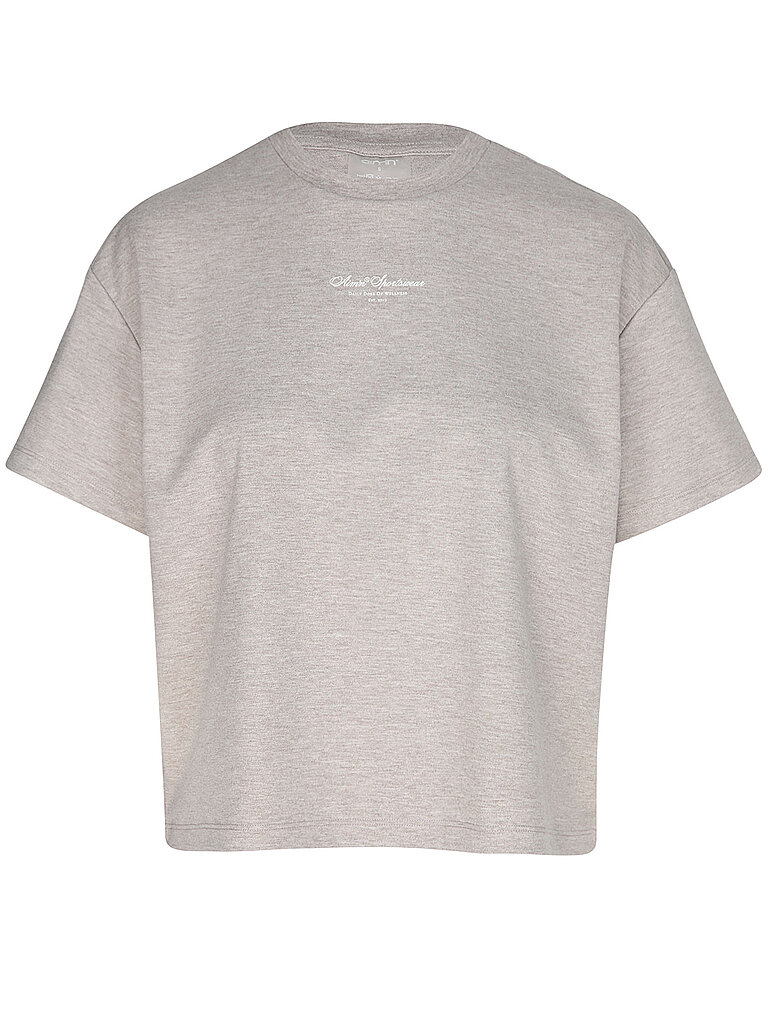 AIM'N Damen T-Shirt Boxy Script beige | L — Bild 2