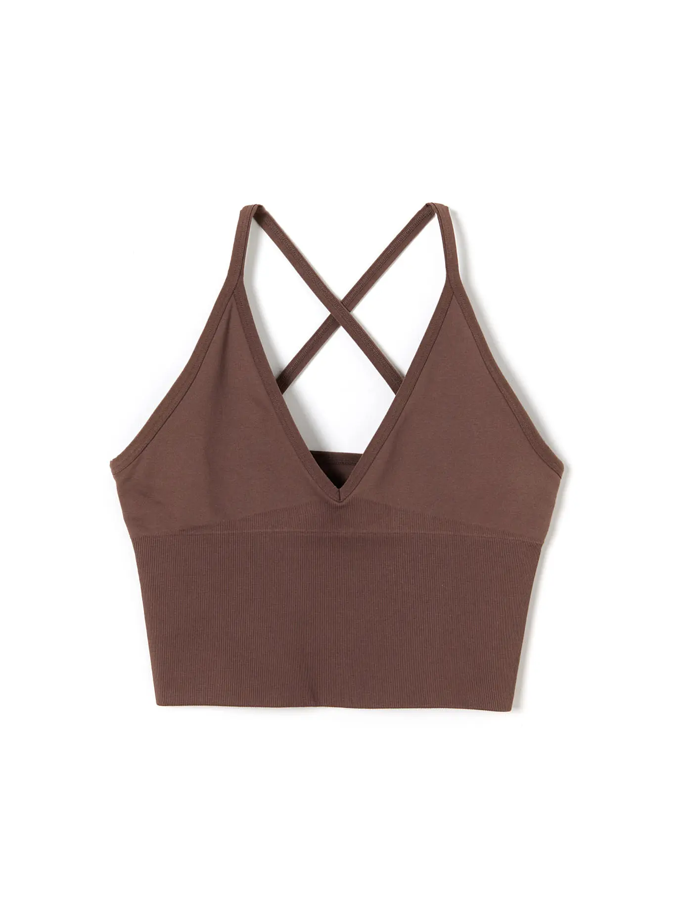 AIM'N | Damen Sport-BH Cross Back Shape Seamless | braun
