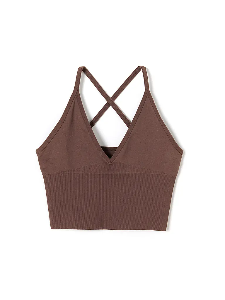 AIM'N | Damen Sport-BH Cross Back Shape Seamless | braun