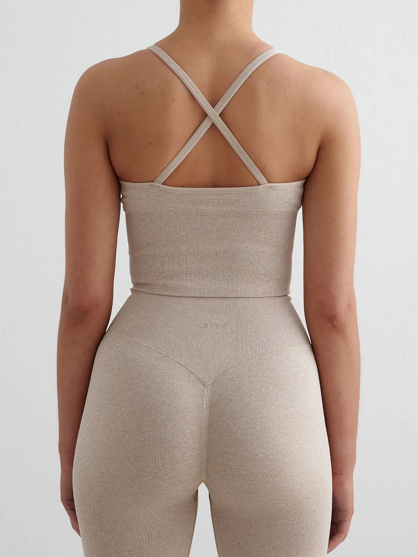 AIM'N | Damen Sport-BH Cross Back Shape Seamless | beige