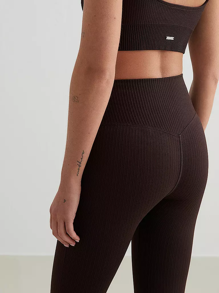 AIM'N | Damen Sport-BH Ribbed Seamless Medium Support | braun