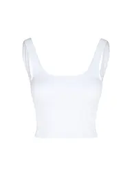 AIM'N | Damen Top Ribbed Seamless | weiss