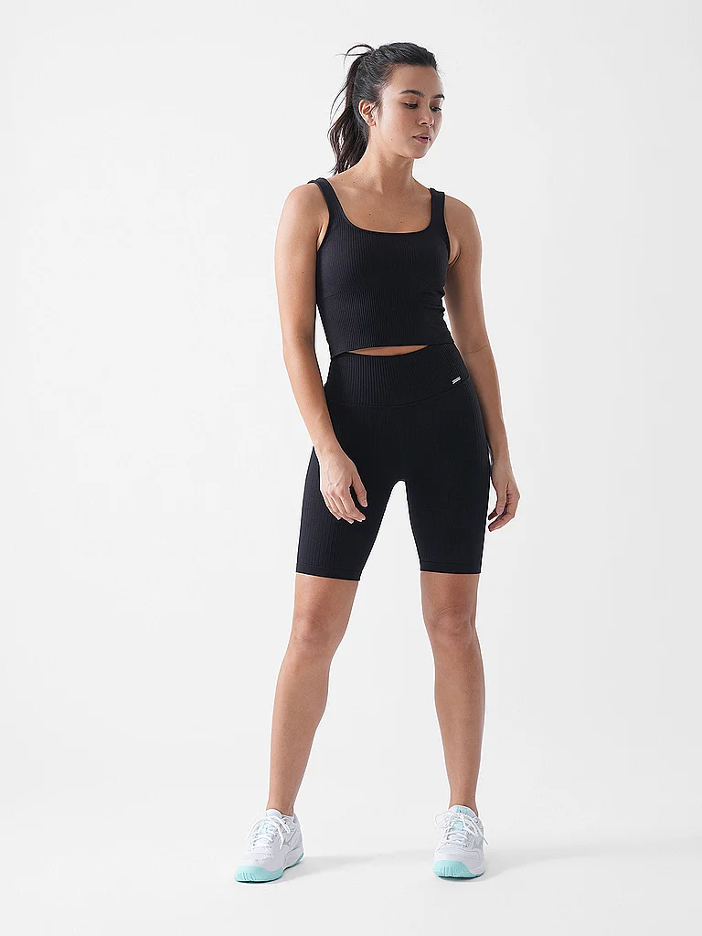 AIM'N Damen Radlerhose Ribbed Seamless schwarz | M — Bild 3