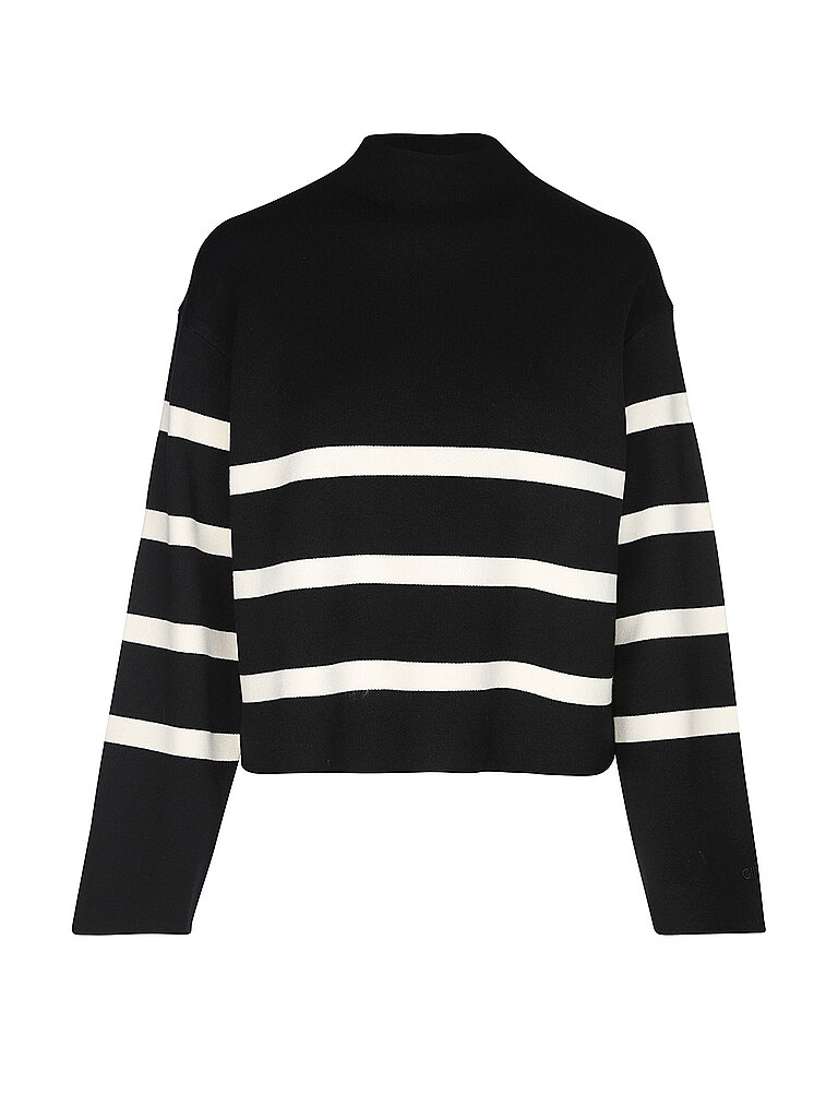 AIM'N Damen Sweater Perfekt Knit Stripe schwarz | XS