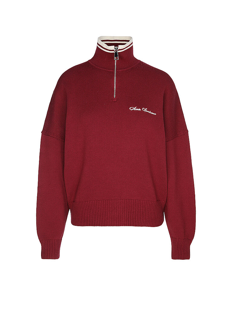 AIM'N Damen Sweater HalfZip dunkelrot | XS