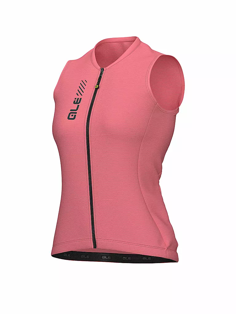 ALE | Damen Radtrikot Color Block SL | rosa