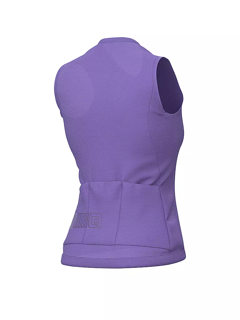 ALE | Damen Radtrikot Color Block SL | lila