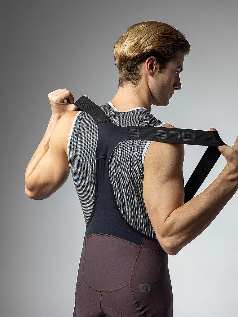 ALE | Herren Rad Trägerhose Colour | braun