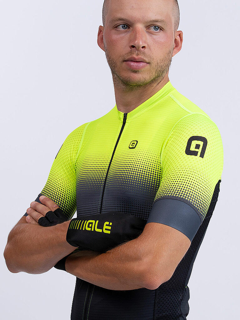 ALE | Herren Rad Trikot Gradient | gelb