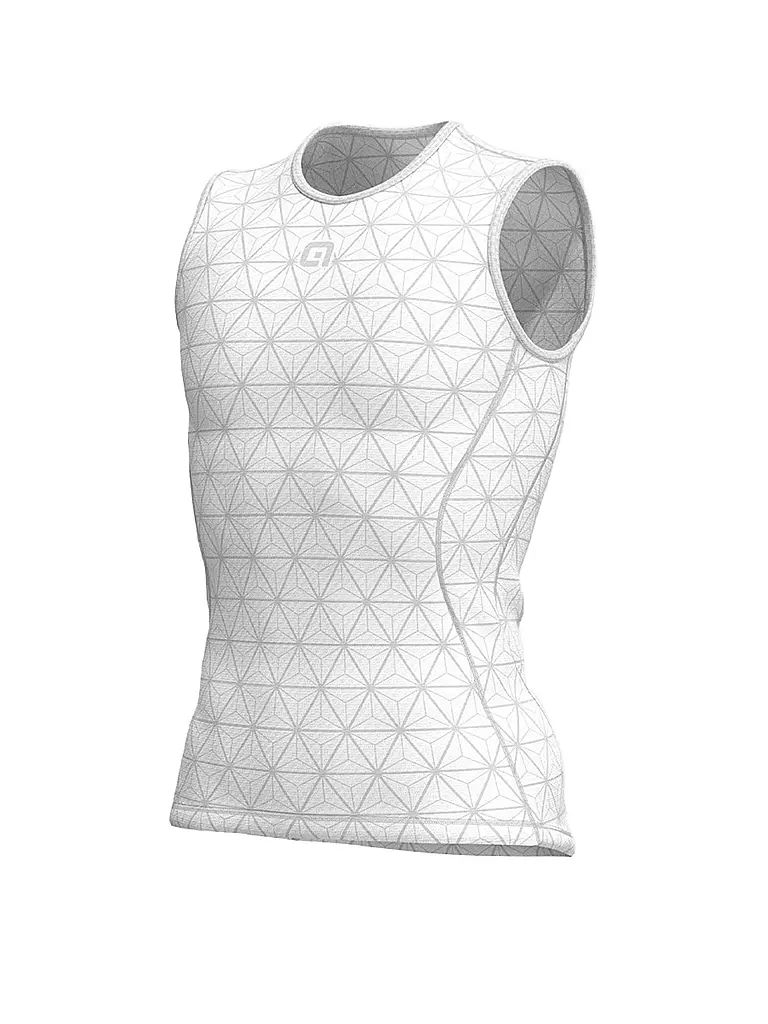 ALE | Herren Rad Unterhemd Intimo Quark | weiss