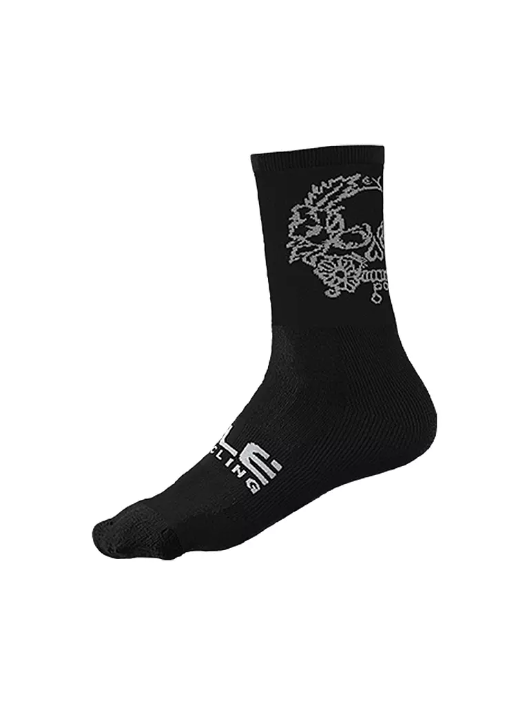 ALE | Radsocken Skull | schwarz