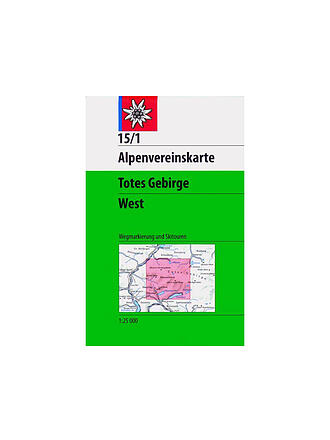 ALPENVEREIN | Wanderkarte Totes Gebirge Westliches Blatt Maßstab 1:25.000