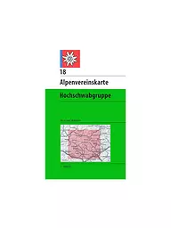ALPENVEREIN | Wanderkarte Hochschwabgruppe Maßstab 1:50.000 | Keine Farbe