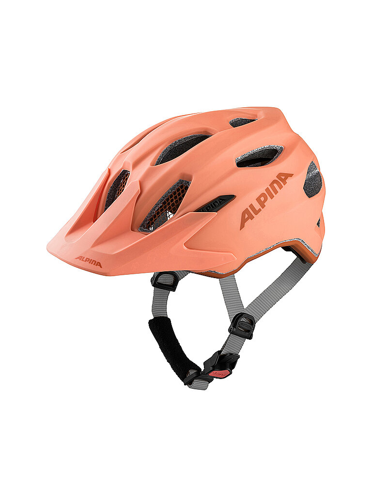 ALPINA Kinder Fahrradhelm Carapax Junior koralle