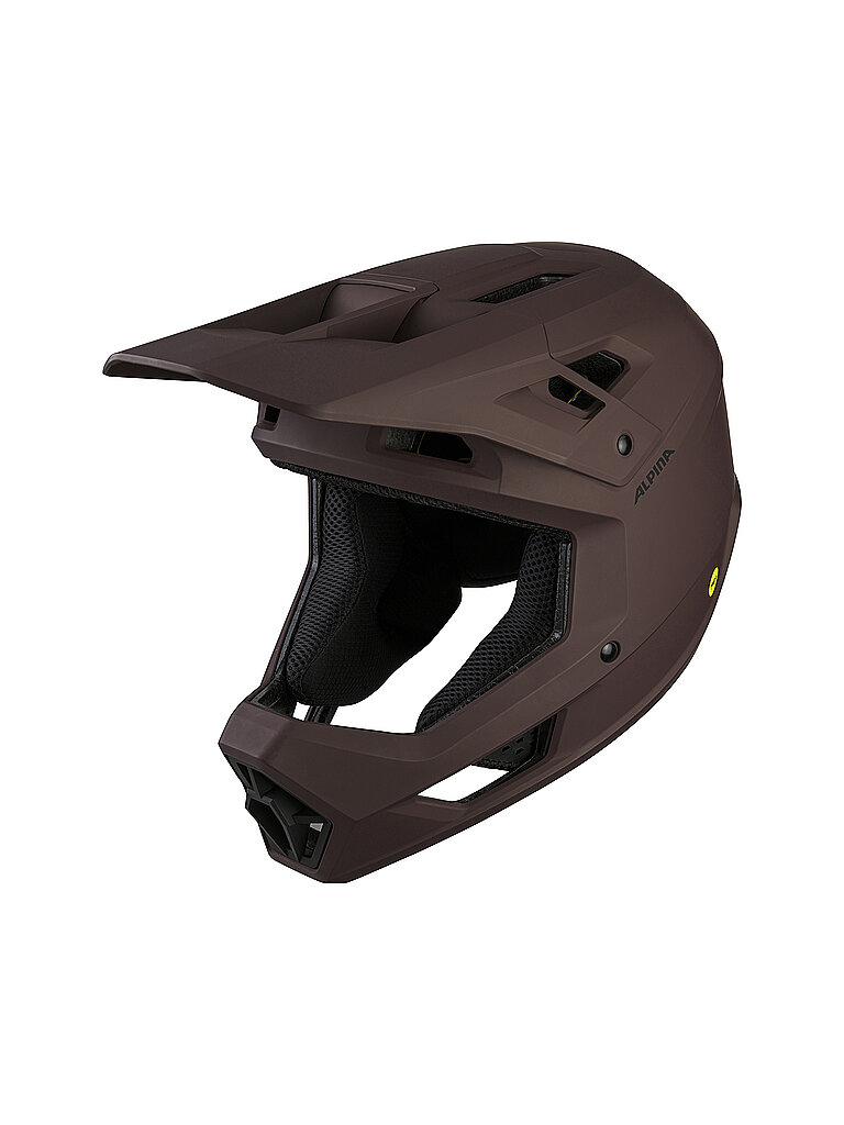 ALPINA Fahrradhelm Fullface Pikes Mips braun | 52-55CM