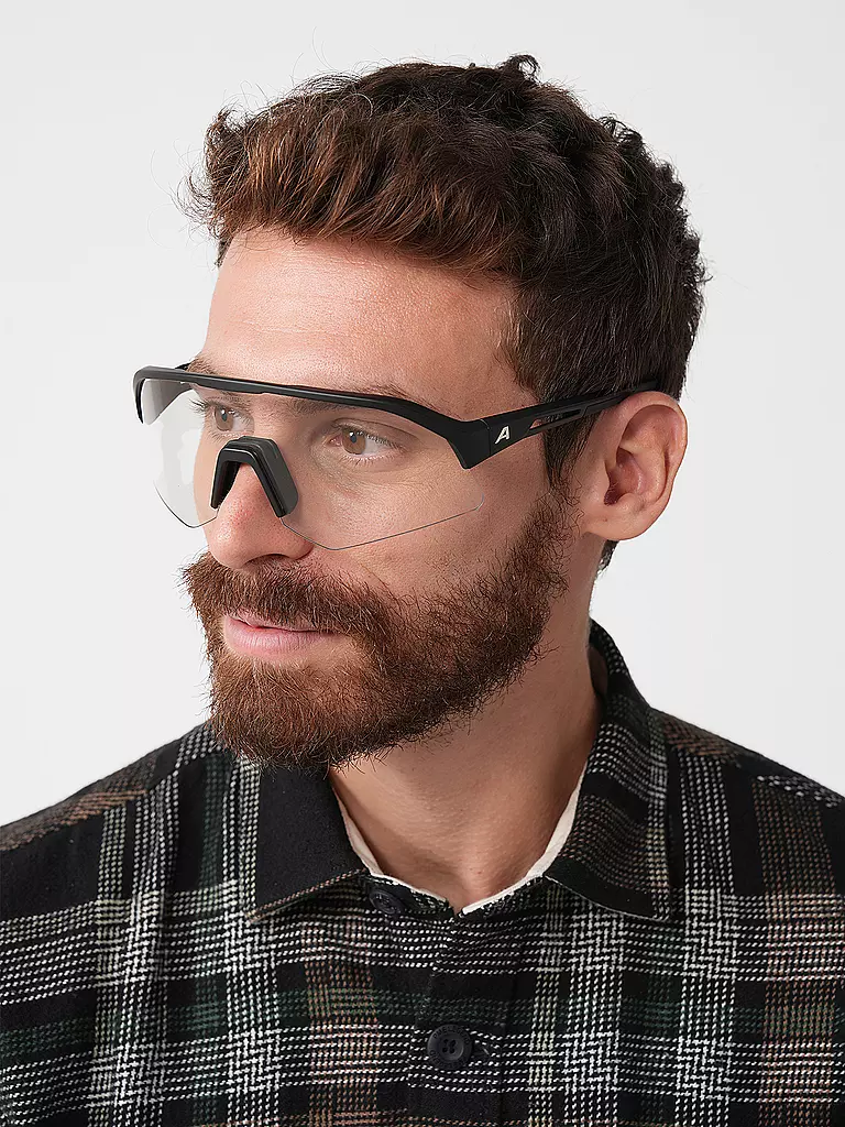 ALPINA | Herren Radbrille Sonic HR Vario | schwarz