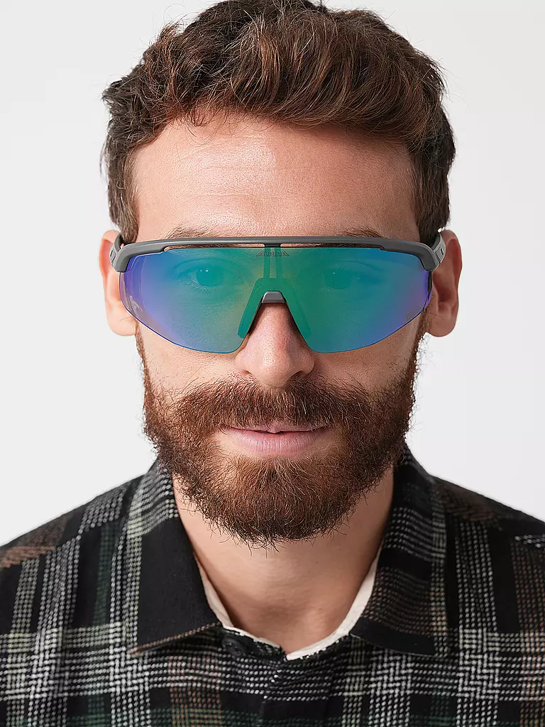 ALPINA | Herren Radbrille Turbo Pro Q-Lite | grau