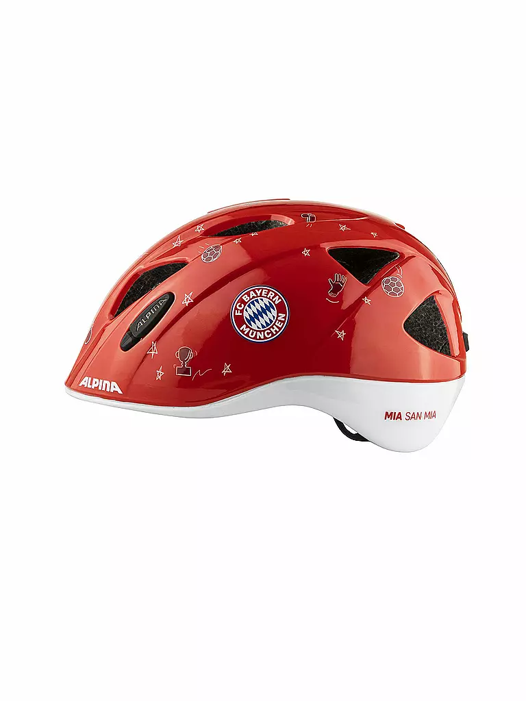 ALPINA | Kinder Fahrradhelm Ximo FC Bayern München Edition | rot