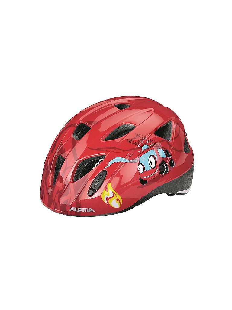 Fahrradhelm Red Dotty Rot Punkten Kiddimoto Mytoys