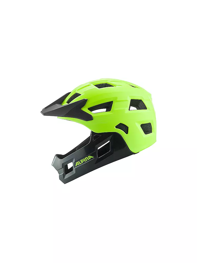 ALPINA | Kinder Fullface MTB-Helm Rupi | grün