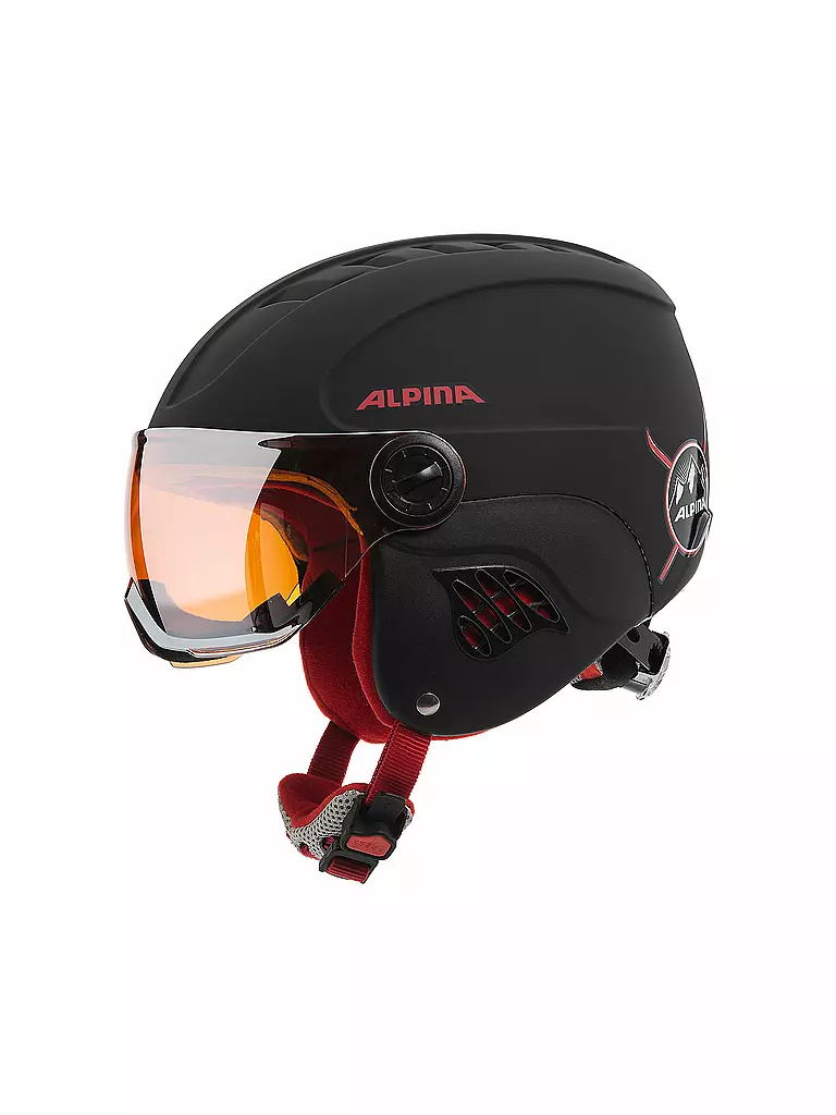 ALPINA | Kinder Helm Carat LE Visor HM | schwarz