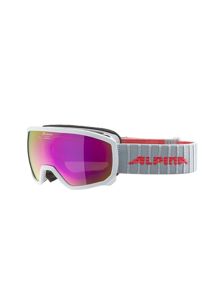 ALPINA | Kinder Skibrille Scarabeo JR HM | weiß