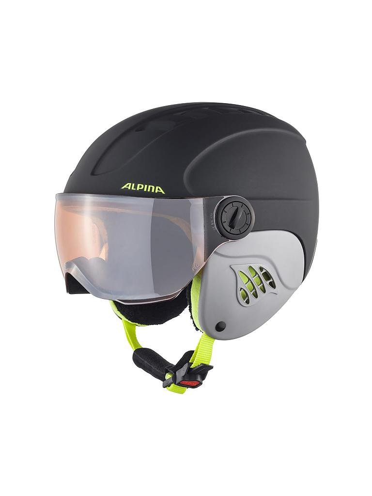 ALPINA | Kinder Skihelm Carat LE Visor HM | grau