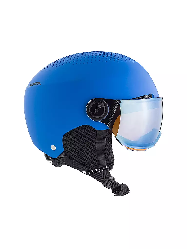 ALPINA | Kinder Skihelm Zupo Visor Q-Lite | blau