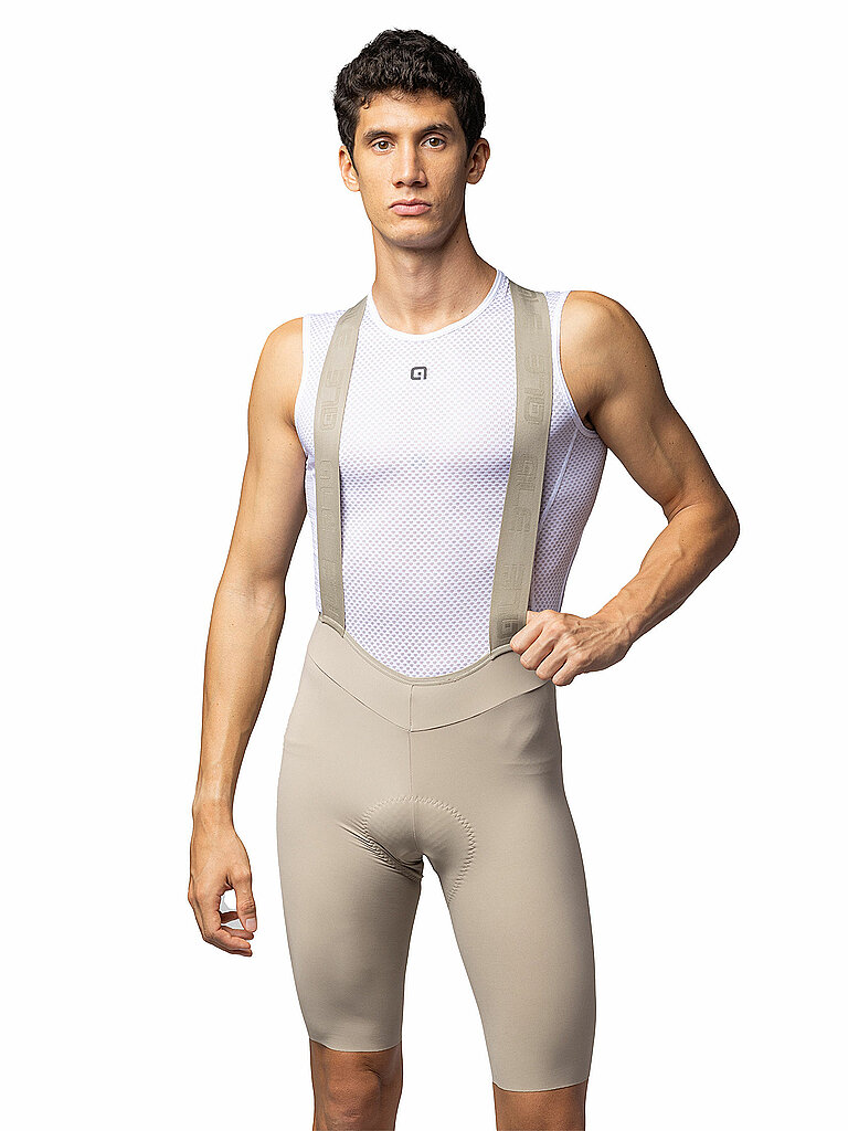 ALÉ Herren Rad Trägerhose Master 2.0 beige | S