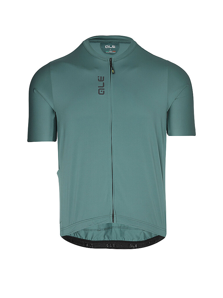 ALÉ Herren Radtrikot Color Block Off Road dunkelgrün | S