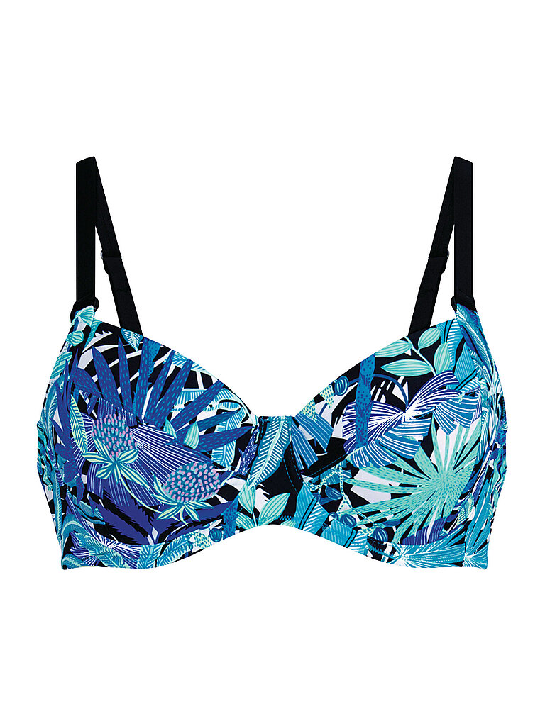 ANITA Damen Bikinioberteil Palmtree Smilla blau | 38D