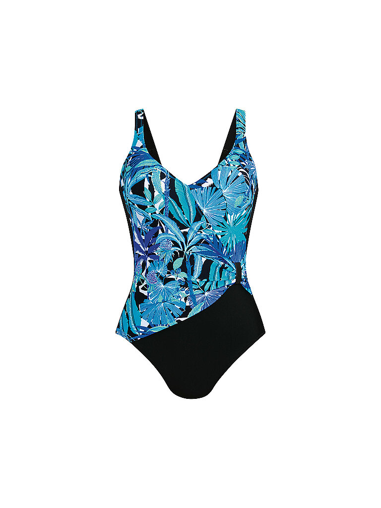 ANITA Damen Badeanzug Palmtree Elea blau | 46F