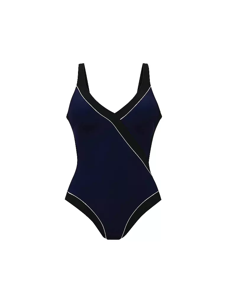 ANITA | Damen Badeanzug Blue Depths | schwarz