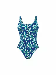 ANITA | Damen Badeanzug RF-Beach Blossom | blau