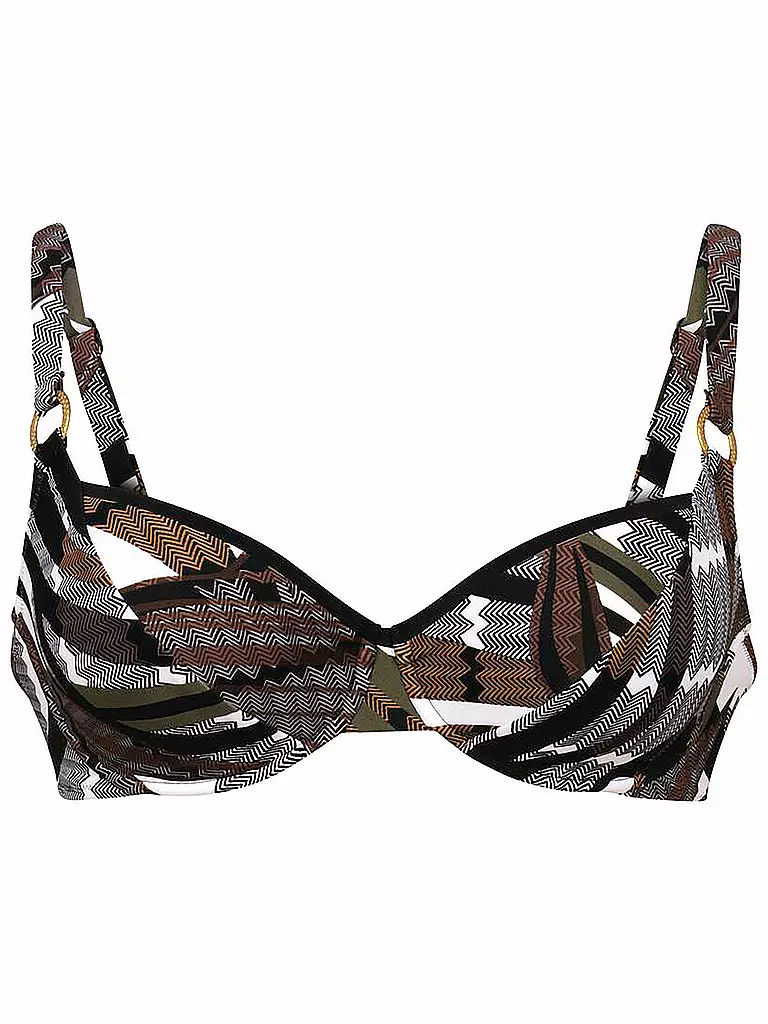 ANITA | Damen Bikinioberteil Black Tourmaline | schwarz