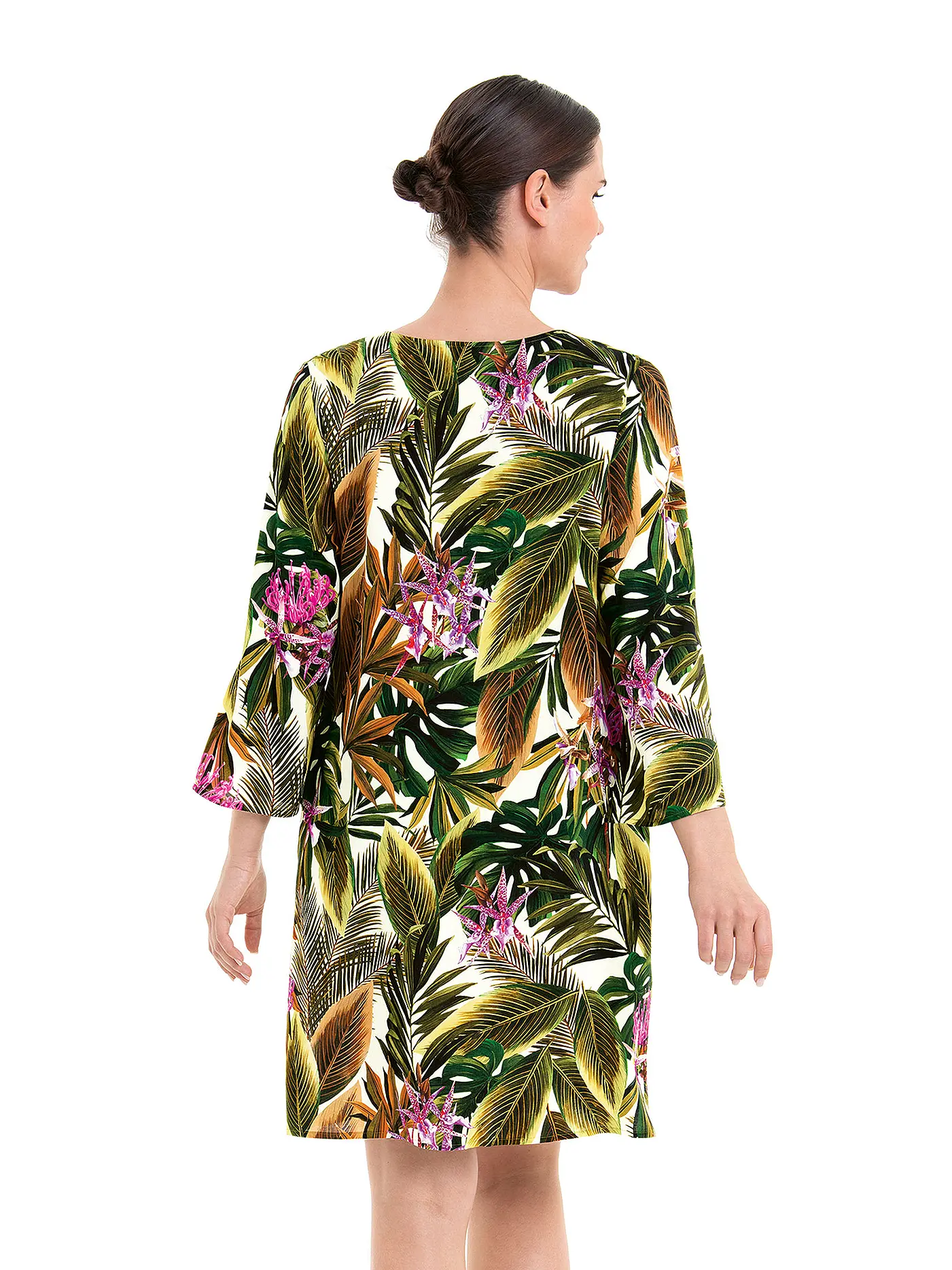 ANITA | Damen Kleid Salla Green Tropics | olive