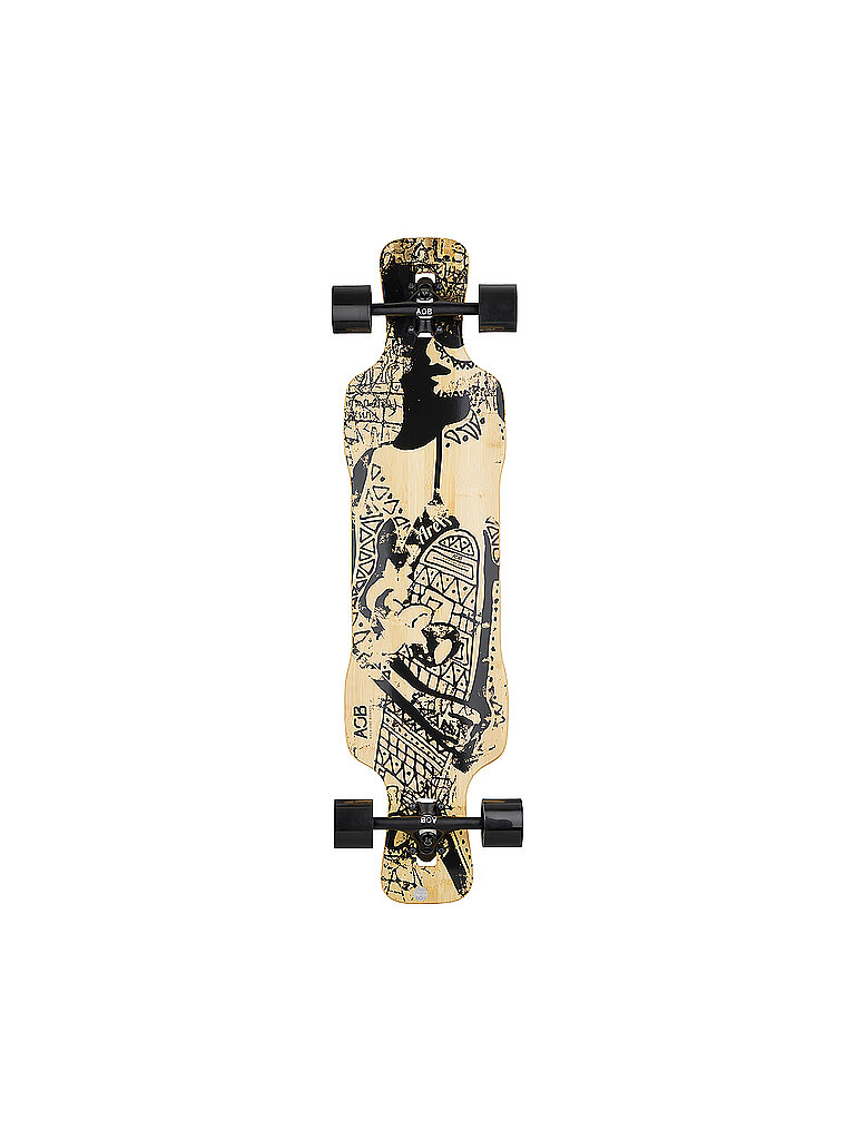 AOB Longboard Tribal Curves gold