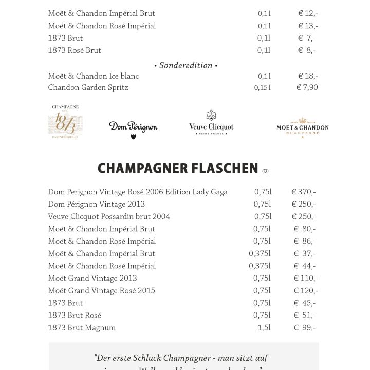Champagnerkarte Graz 2-24-3