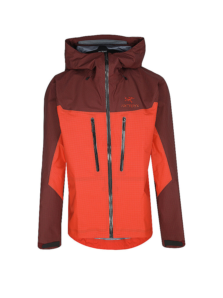 ARCTERYX Herren Tourenjacke Alpha 3L GTX Hoodie rot | L