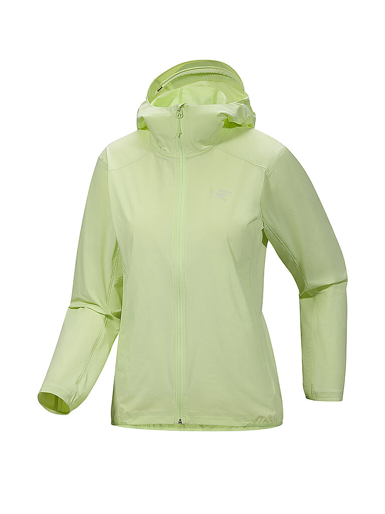 ARCTERYX Damen Softshelljacke Gamma Lightweight Hoodie hellgrün | S