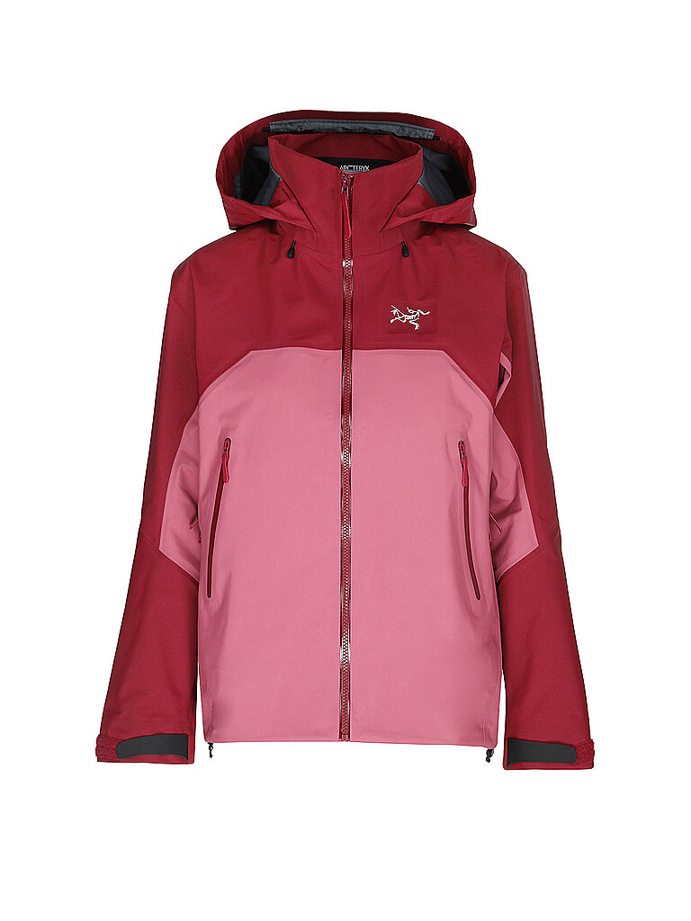 Arc'teryx Damen Tourenjacke Beta AR 3L GTX Pro Hoodie beere