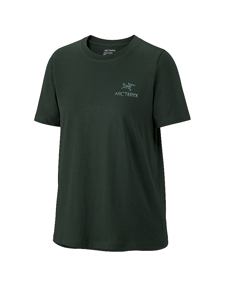 ARCTERYX Damen T-Shirt Kragg  dunkelgrün | M