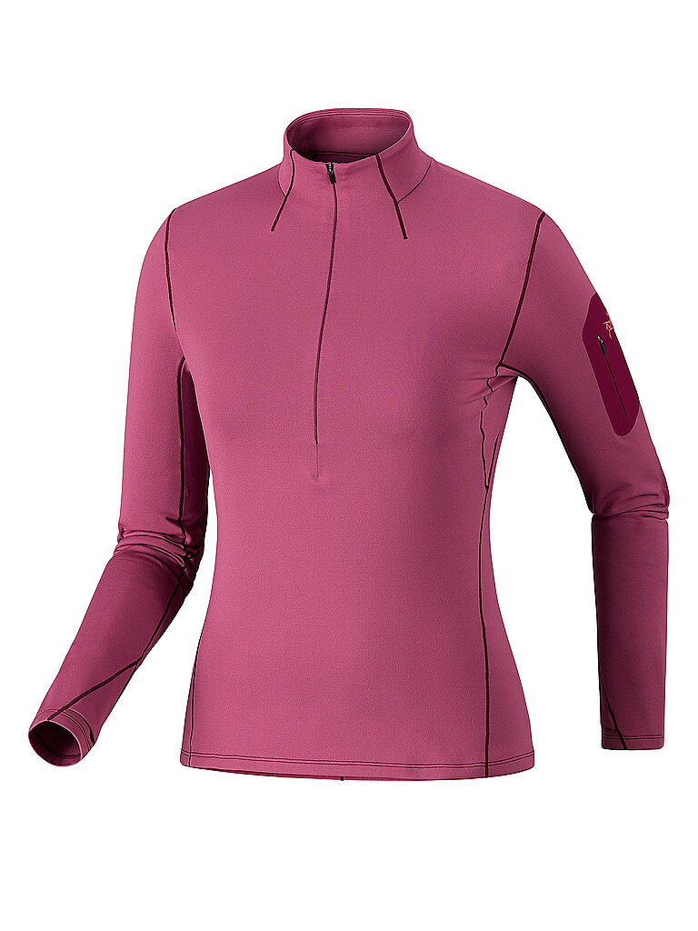 ARCTERYX Damen Touren Zopshirt Rho beere | XS