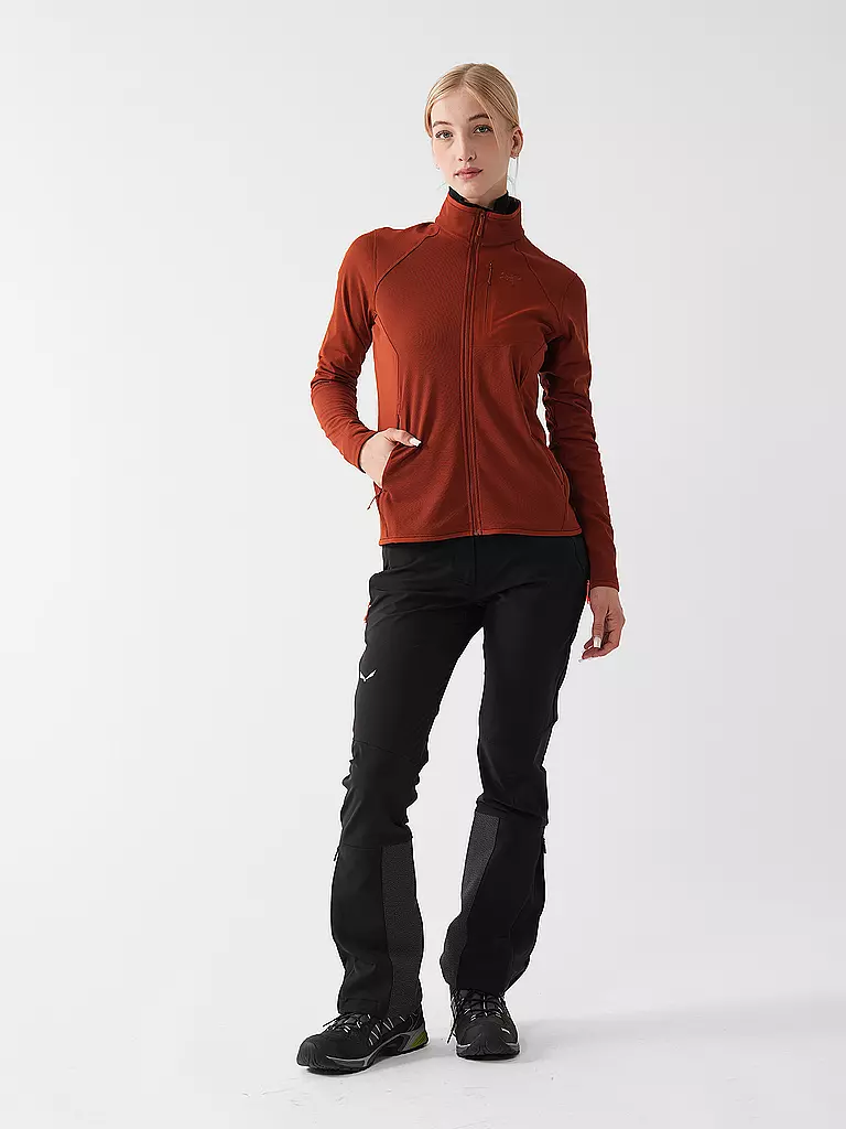 ARCTERYX | Damen Fleecejacke Delta  | dunkelrot